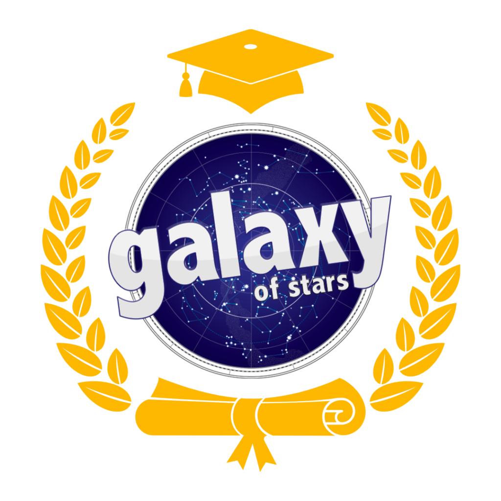 Galaxy University logo.